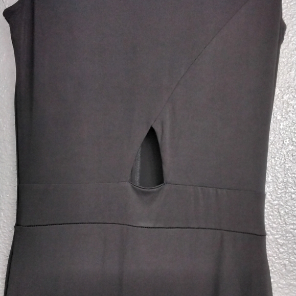 Go Jane Black Body Con Dress With Front Cut Out   Size Small - Picture 3 of 5